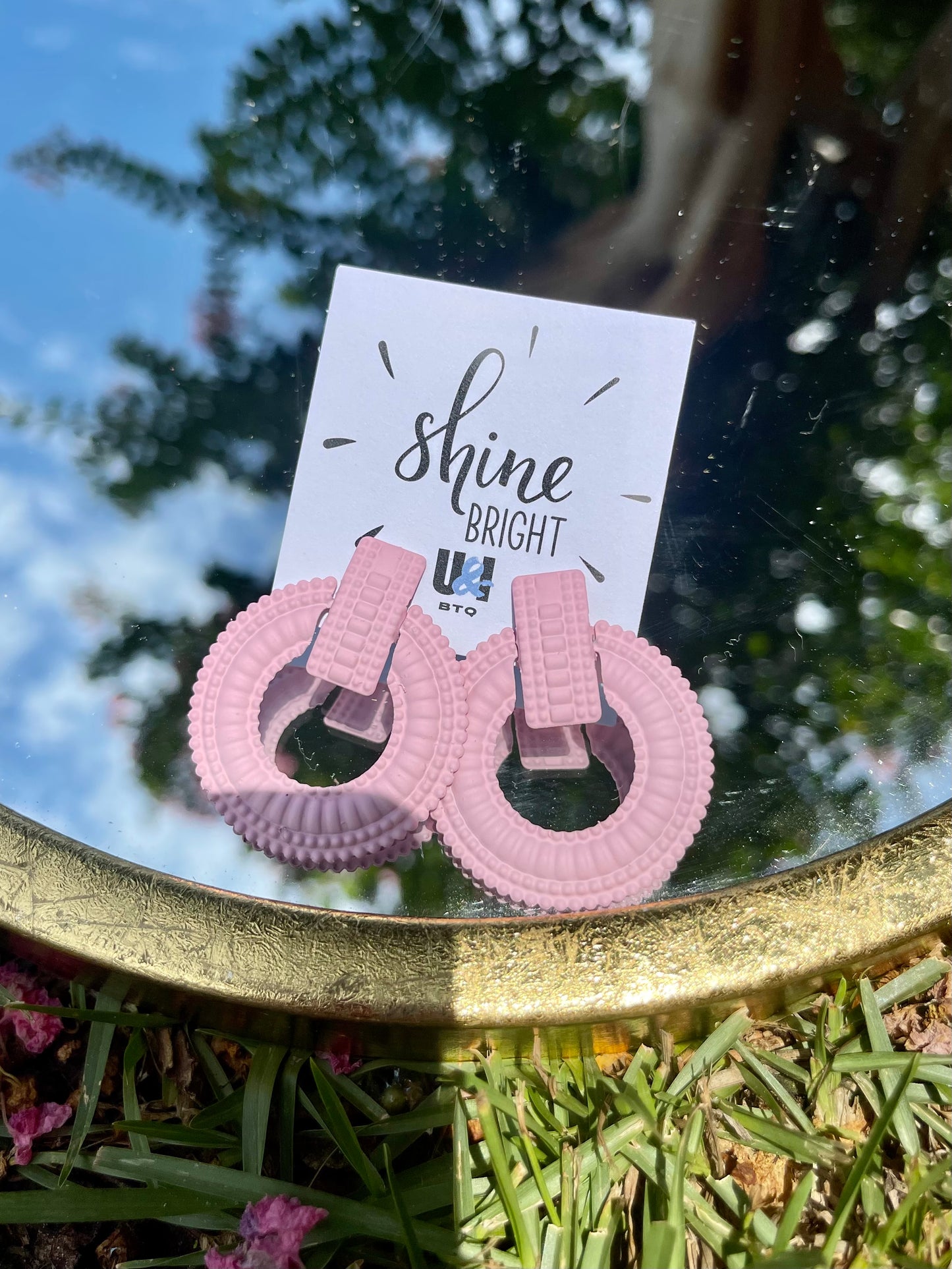 Baby Pink Earrings-Accessories-U&I Boutique